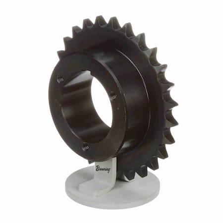Browning Steel Bushed Bore Roller Chain Sprocket, H60Q27 H60Q27